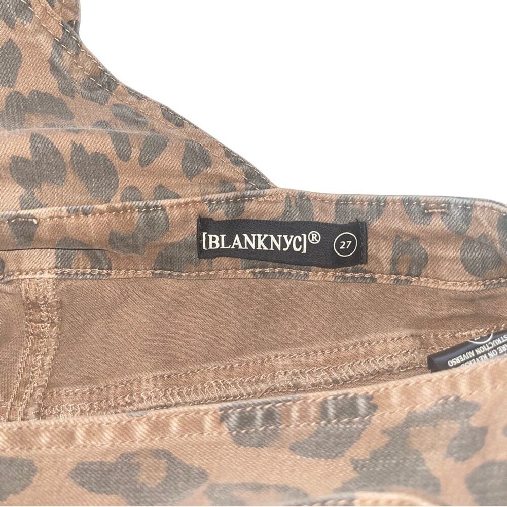 NWT! Blank NYC Catwalk Leopard Print Shortalls - Size 27 - Picture 10 of 10